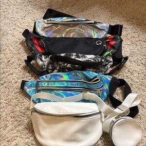 Set of Four Stylish Fanny Packs